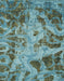 Abstract Blue Green Persian Rug, abs2325