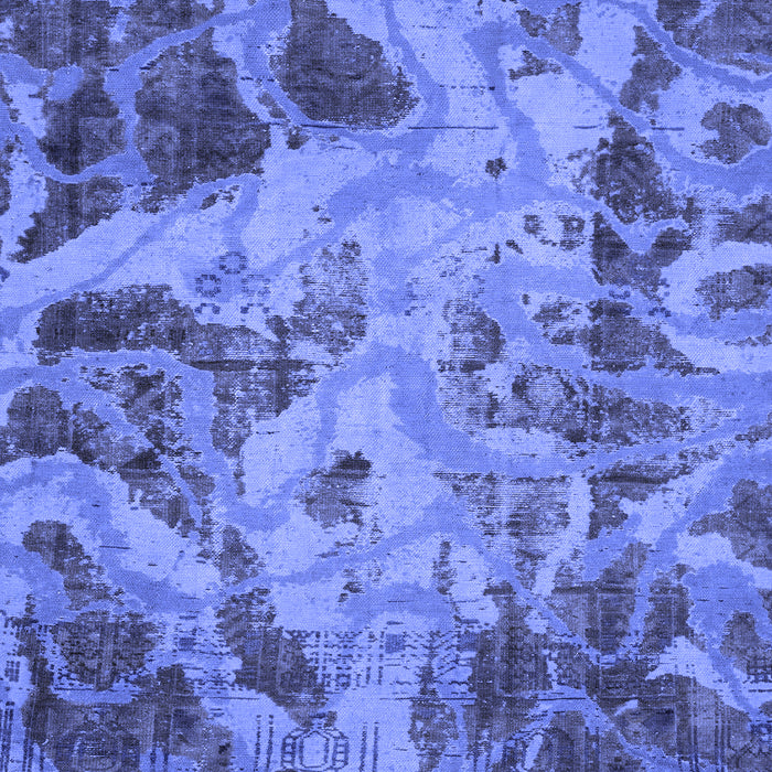 Machine Washable Persian Blue Bohemian Rug, wshabs2325blu