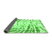 Sideview of Abstract Green Modern Rug, abs2326grn