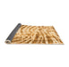 Sideview of Abstract Orange Modern Rug, abs2326org