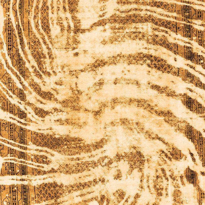 Abstract Orange Modern Rug, abs2326org