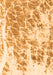 Abstract Orange Modern Rug, abs2327org