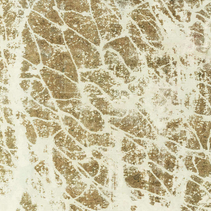 Machine Washable Abstract Brass Green Rug, wshabs2327