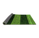 Sideview of Abstract Green Modern Rug, abs2328grn