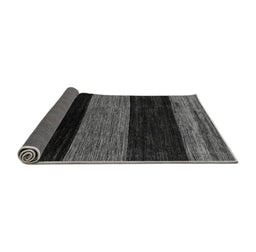 Sideview of Abstract Gray Modern Rug, abs2328gry
