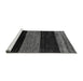 Sideview of Machine Washable Abstract Gray Modern Rug, wshabs2328gry