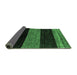 Sideview of Abstract Emerald Green Modern Rug, abs2328emgrn