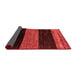 Abstract Red Modern Area Rugs