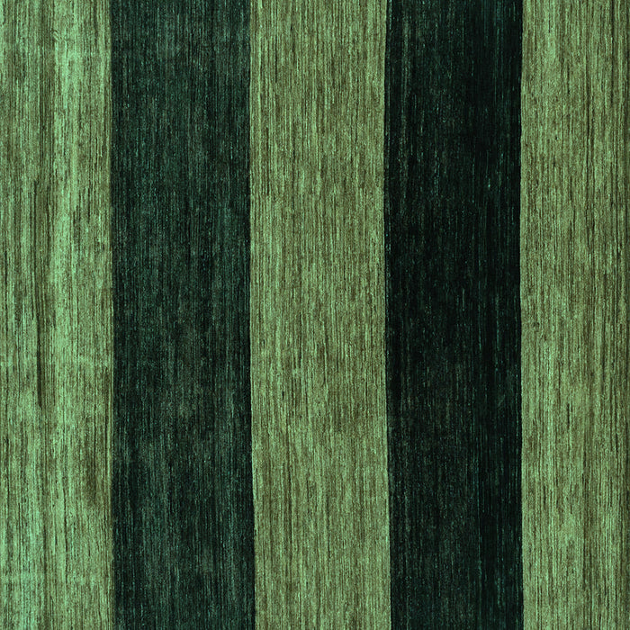 Square Machine Washable Abstract Turquoise Modern Area Rugs, wshabs2328turq