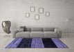 Machine Washable Abstract Blue Modern Rug in a Living Room, wshabs2328blu