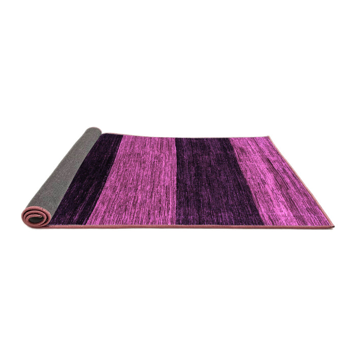 Sideview of Abstract Purple Modern Rug, abs2328pur