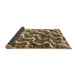 Sideview of Abstract Brown Modern Rug, abs2329