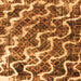 Square Abstract Orange Modern Rug, abs2329org