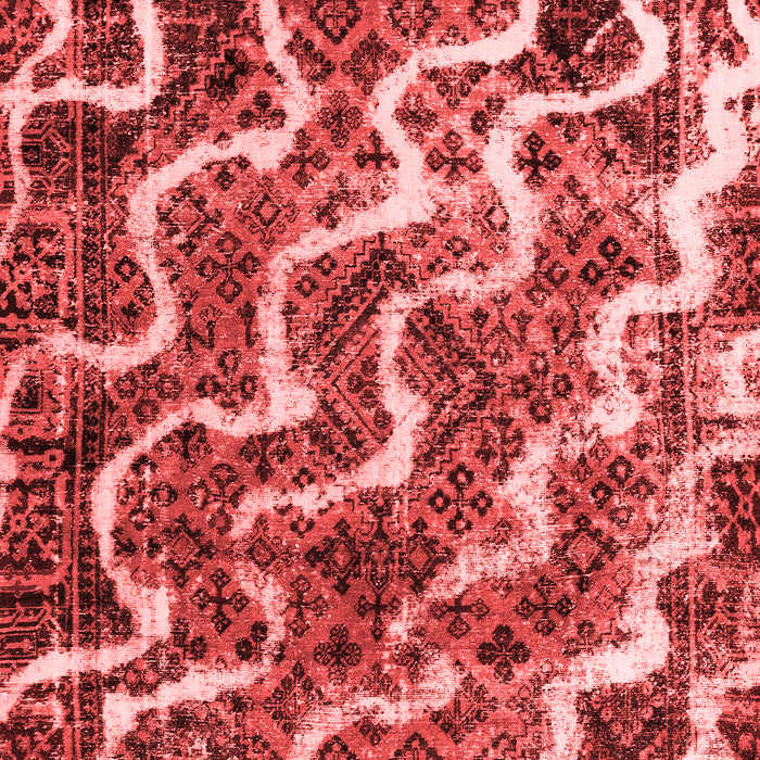 Abstract Red Modern Area Rugs
