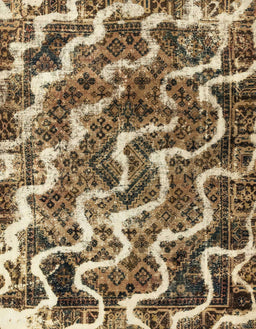 Abstract Brown Modern Rug, abs2329