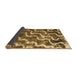 Sideview of Abstract Brown Modern Rug, abs2329brn