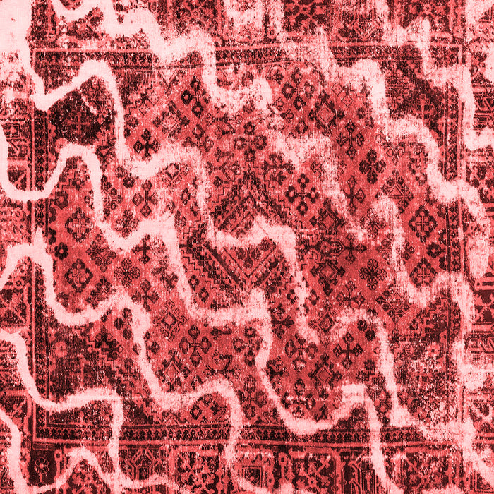 Machine Washable Abstract Red Modern Rug, wshabs2329red