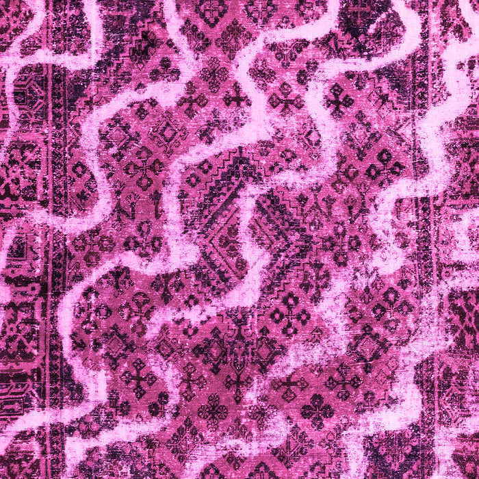 Machine Washable Abstract Pink Modern Rug, wshabs2329pnk