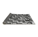 Sideview of Abstract Gray Modern Rug, abs2329gry