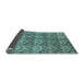 Sideview of Abstract Light Blue Modern Rug, abs232lblu