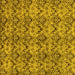 Square Abstract Yellow Modern Rug, abs232yw