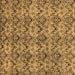 Square Abstract Brown Modern Rug, abs232brn