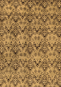 Abstract Brown Modern Rug, abs232brn