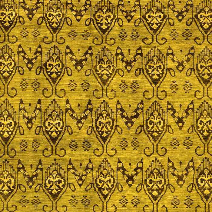 Abstract Yellow Modern Rug, abs232yw