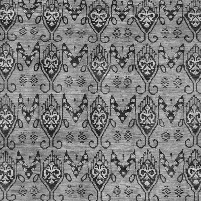 Machine Washable Abstract Gray Modern Rug, wshabs232gry