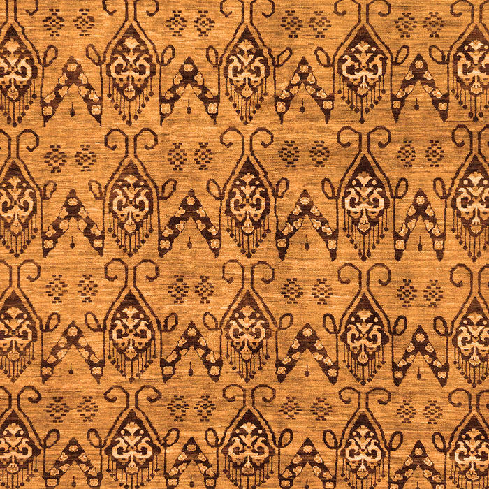 Machine Washable Abstract Orange Modern Area Rugs, wshabs232org