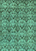 Abstract Turquoise Modern Rug, abs232turq