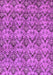 Machine Washable Abstract Purple Modern Area Rugs, wshabs232pur