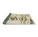 Sideview of Abstract Pale Gold Modern Rug, abs2330