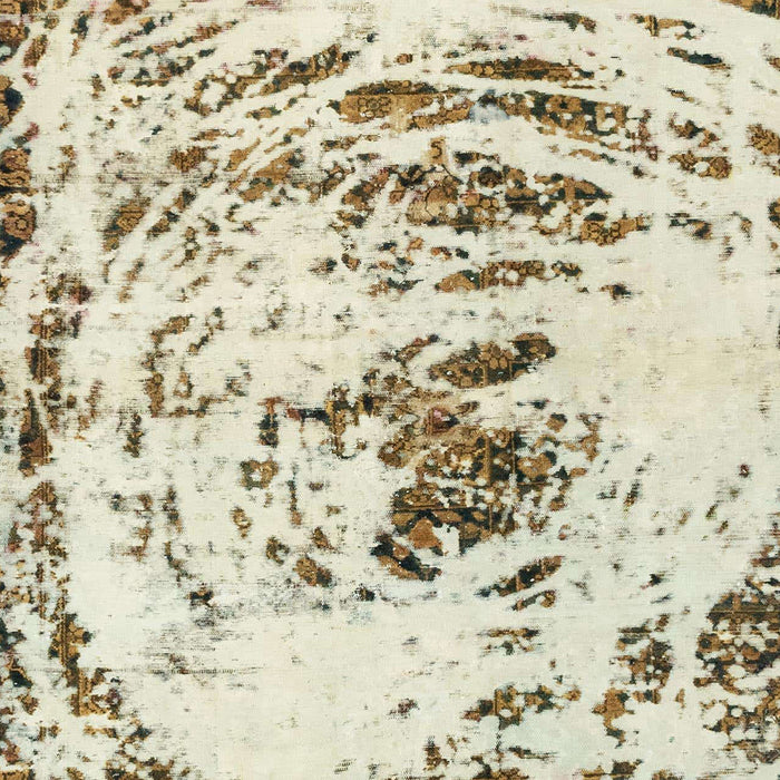 Machine Washable Abstract PaleGold Rug, wshabs2330