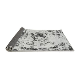 Sideview of Abstract Gray Modern Rug, abs2330gry