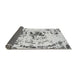 Sideview of Abstract Gray Modern Rug, abs2330gry