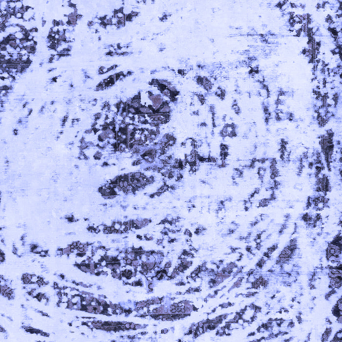 Abstract Blue Modern Rug, abs2330blu