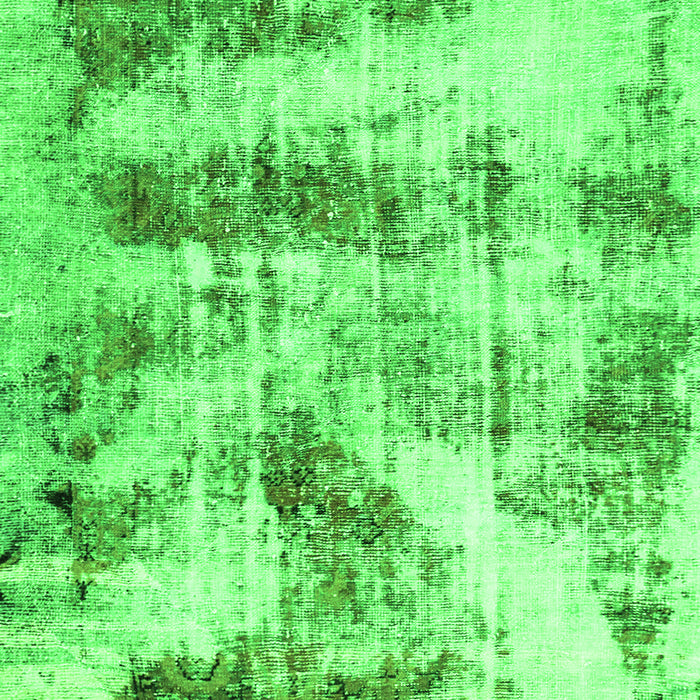 Machine Washable Abstract Green Modern Area Rugs, wshabs2331grn
