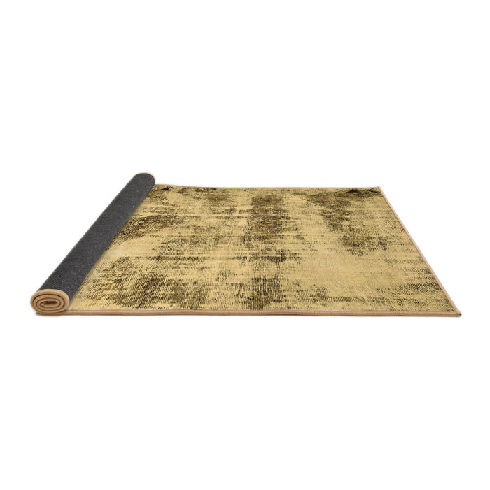 Sideview of Abstract Brown Modern Rug, abs2331brn