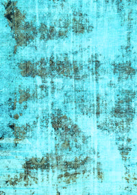 Abstract Light Blue Modern Rug, abs2331lblu