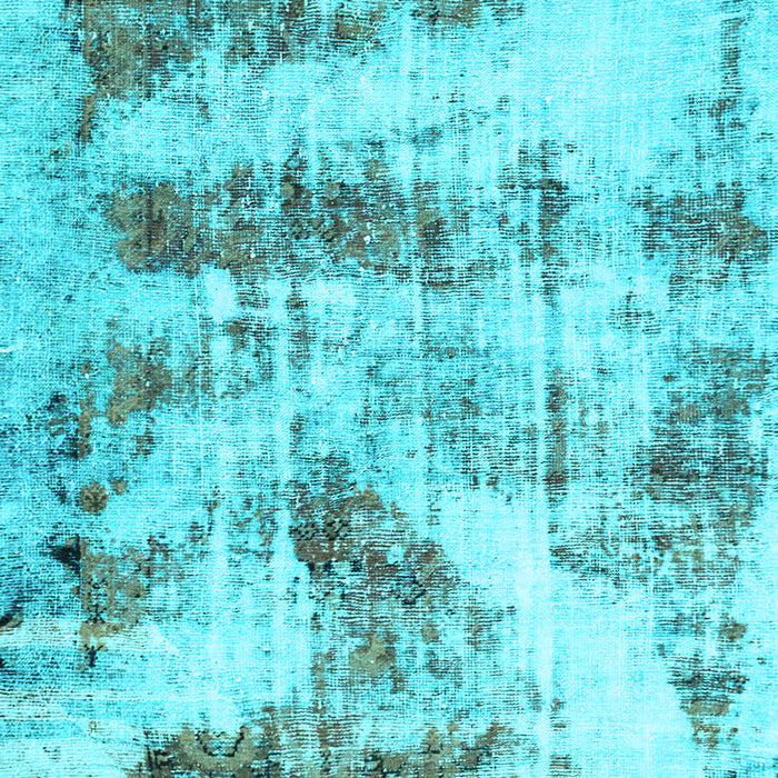Abstract Light Blue Modern Rug, abs2331lblu