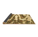 Sideview of Abstract Brown Modern Rug, abs2332brn