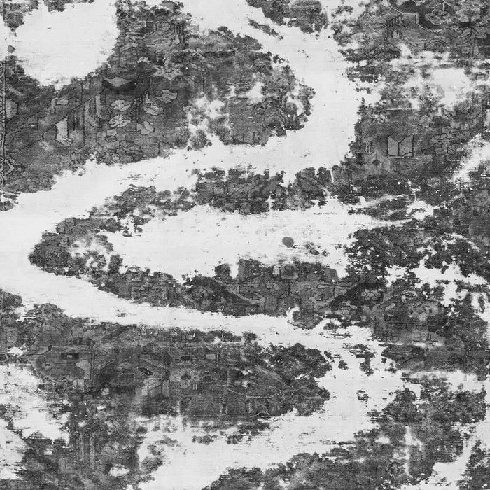 Machine Washable Abstract Gray Modern Rug, wshabs2332gry