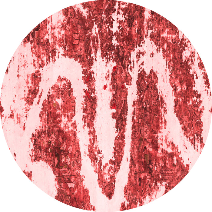 Machine Washable Abstract Red Modern Rug, wshabs2332red