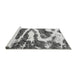 Sideview of Machine Washable Abstract Gray Modern Rug, wshabs2332gry