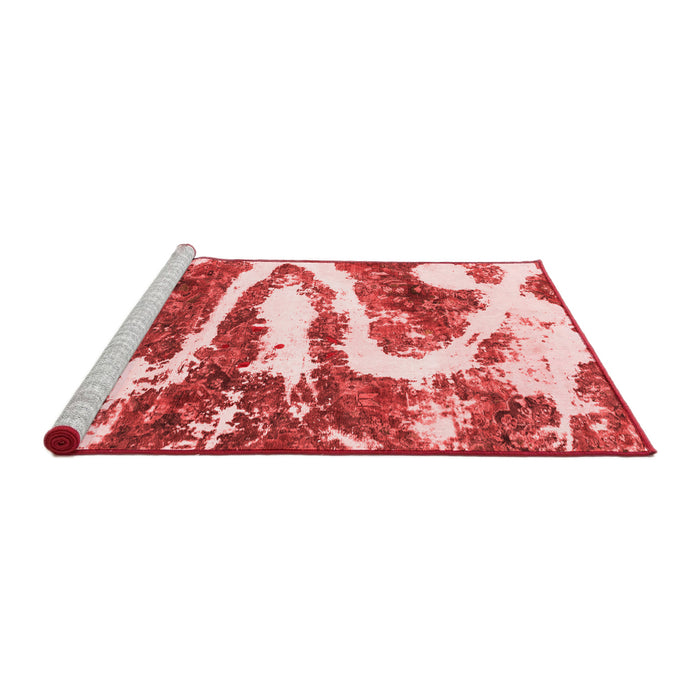 Modern Red Washable Rugs