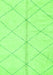 Machine Washable Solid Green Modern Area Rugs, wshabs2333grn