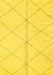 Solid Yellow Modern Rug, abs2333yw