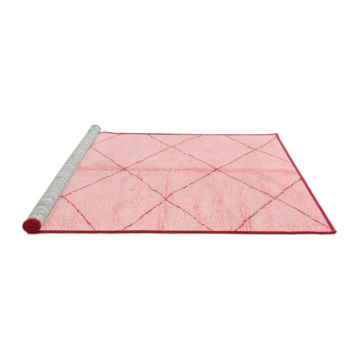 Modern Red Washable Rugs