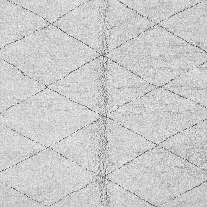 Square Machine Washable Solid Gray Modern Rug, wshabs2333gry